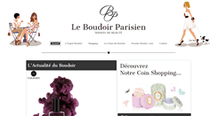 Desktop Screenshot of leboudoirparisien.com